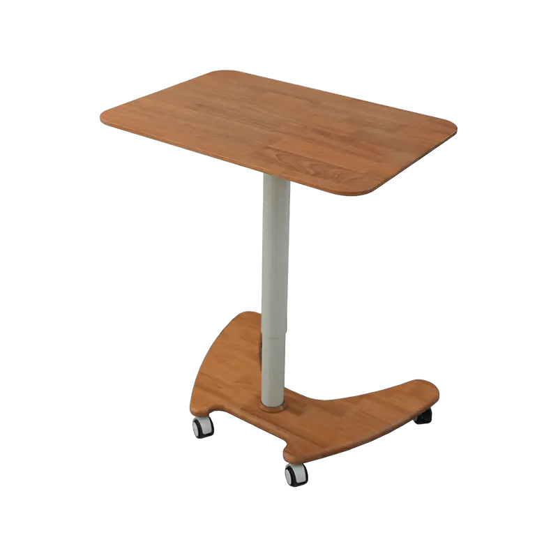 SK06-01 Meja Boleh Laras Ketinggian Pneumatik Gaya Kayu Asli